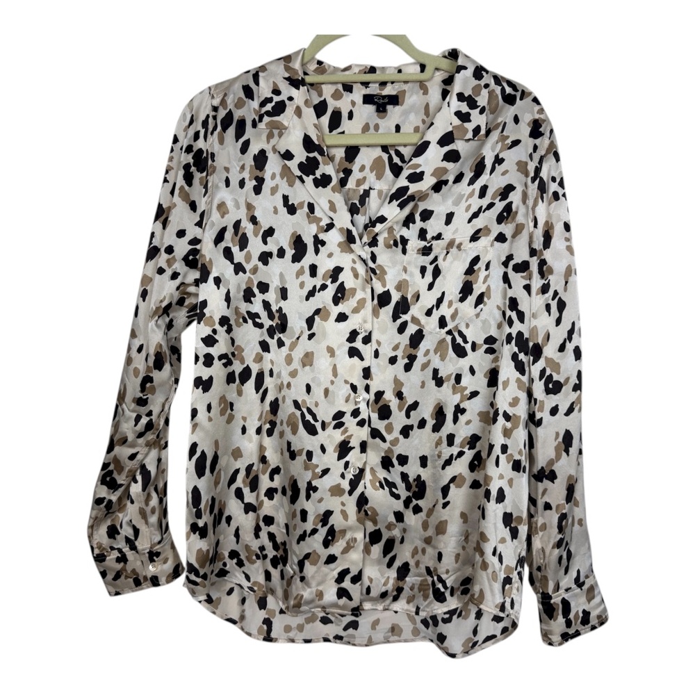 Rails Natural Abstract Animal print blouse‎